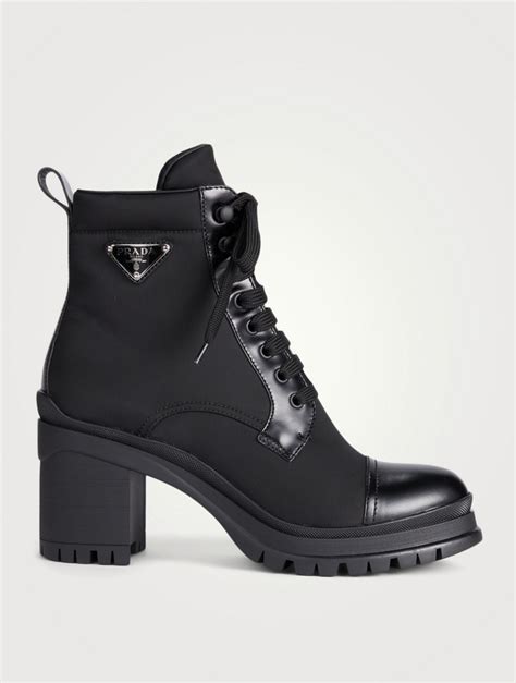 prada re nylon boots|nylon prada boots women.